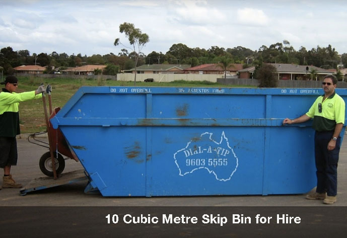 10 cubic meter skip bin for hire in Sydney