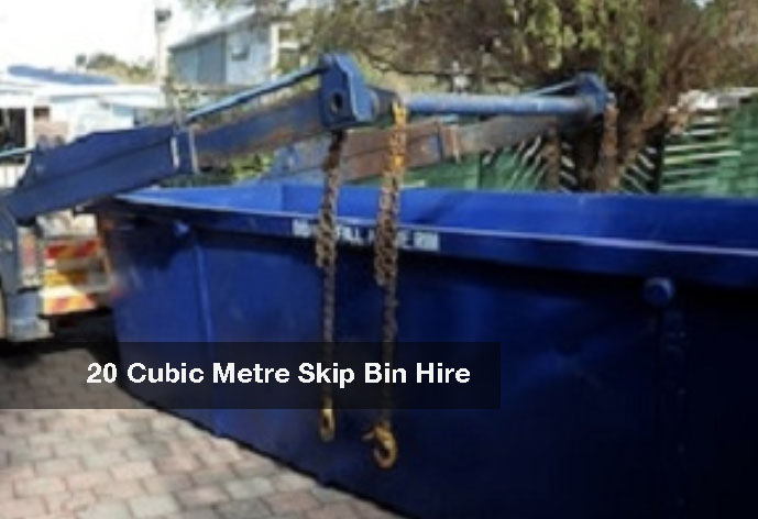 20 cubic meter skip bin for hire in Sydney