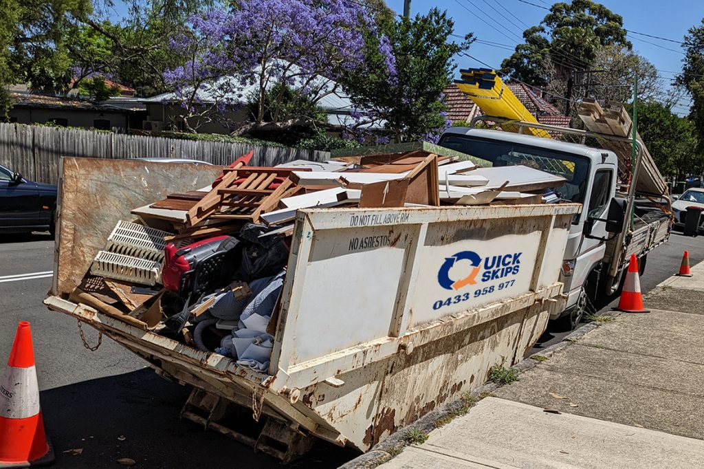 Garbage dumpster rental and skip bin hire in Revesby. Waste management skip bins